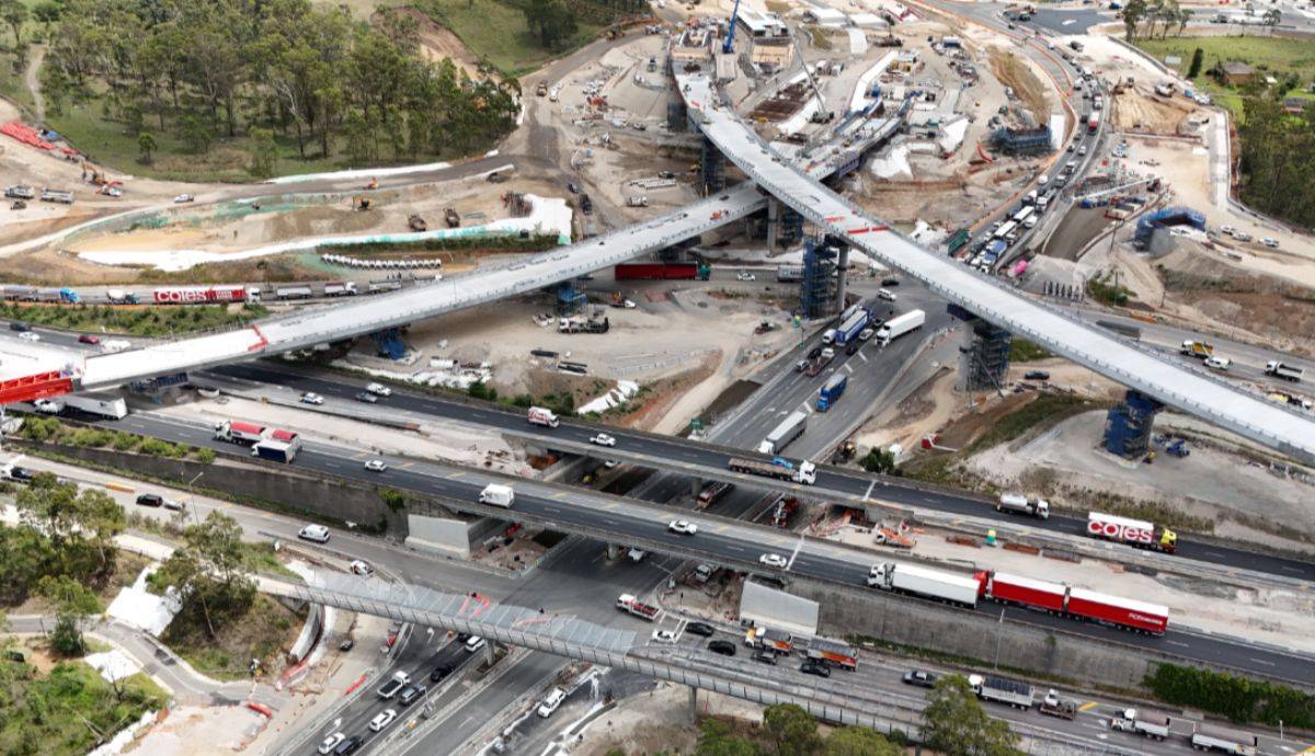 Civil infrastructure fieldwork on the M7-M12 Link in south-west Sydney