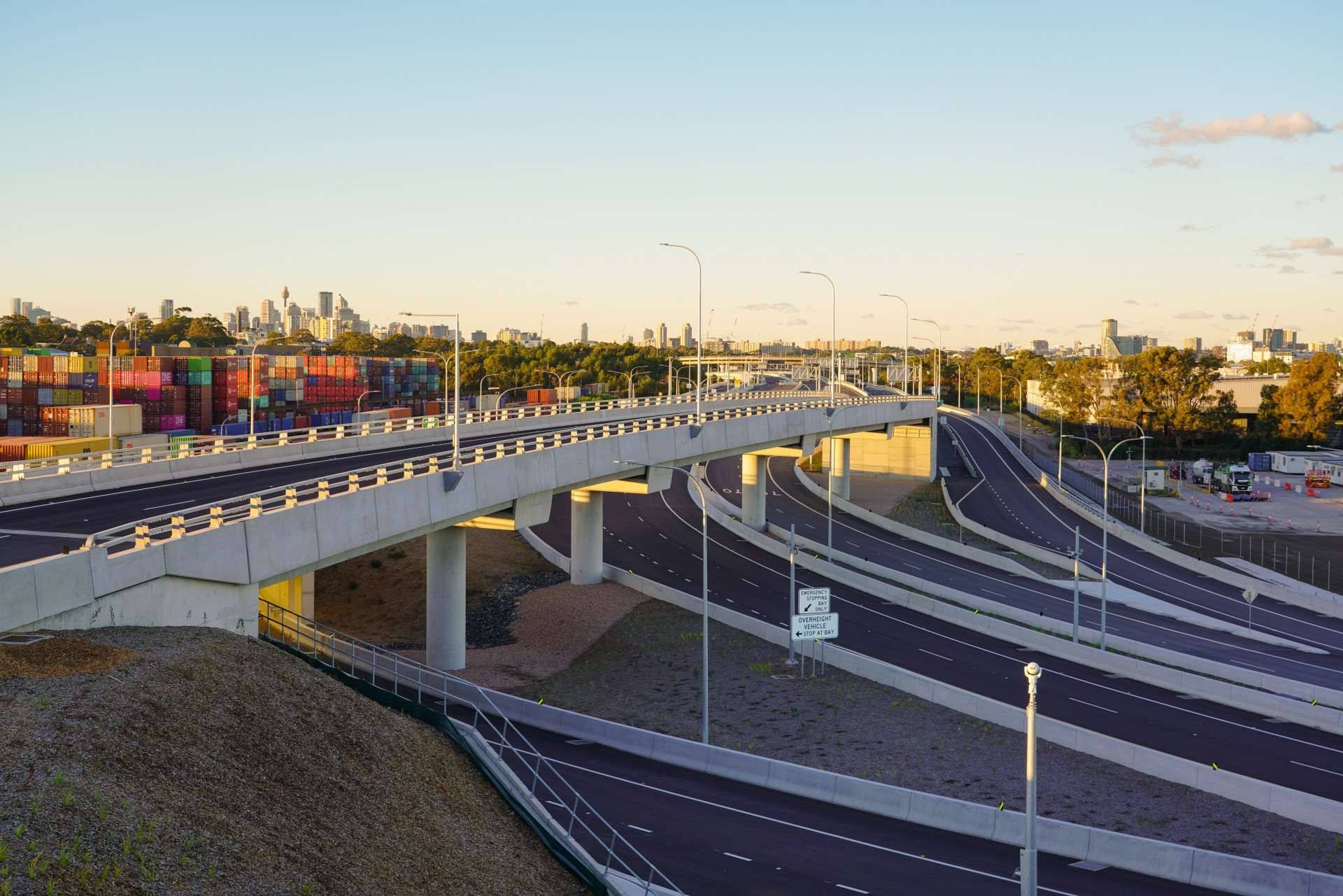 Infrastructure drilling on the Sydney Gateway project beside Sydney Airport